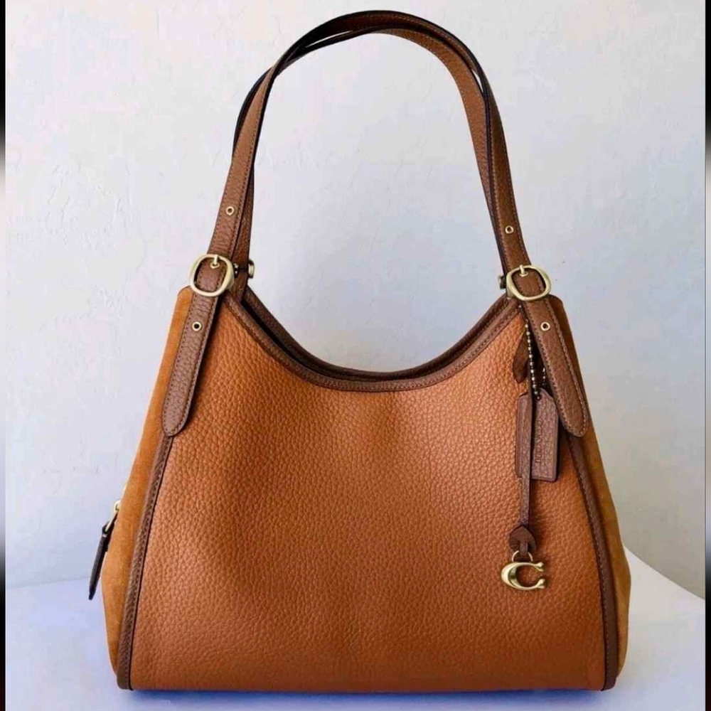 NWOT Coach Lori Brown Leather Bag